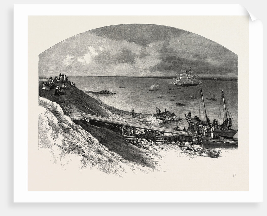 York Factory Arrival of Hudson's Bay Company's Ship, Canada by Anonymous