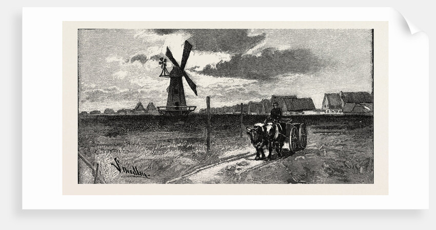 A Mennonite Village, Protestant, Canada by Anonymous