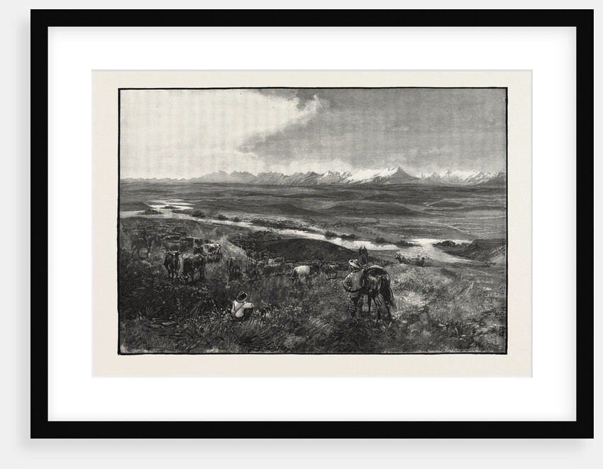 Near Fort Calgarry, Looking Towards the Rocky Mountains, Canada by Anonymous