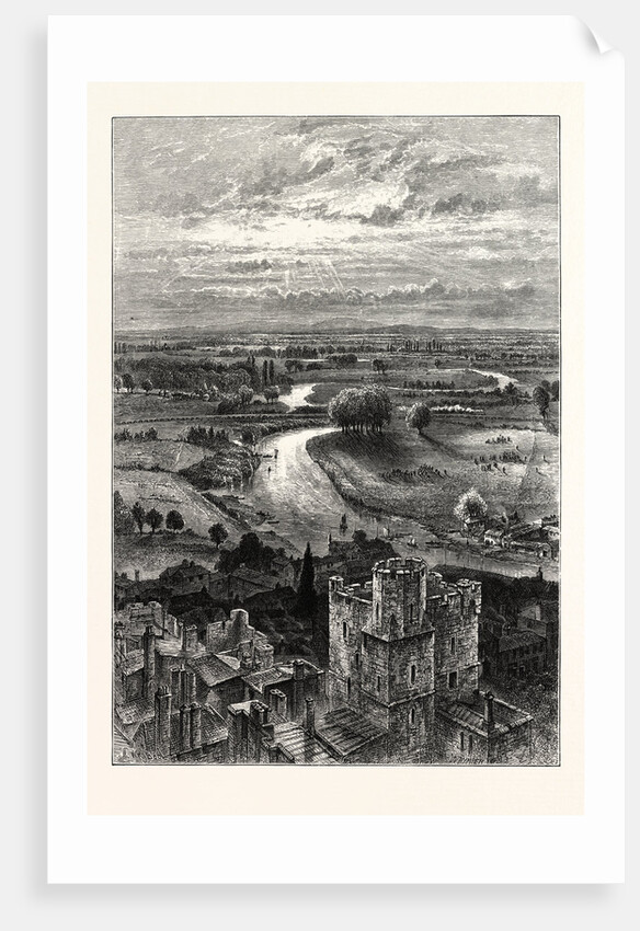 The Thames Valley, from the Round Tower of Windsor Castle by Anonymous