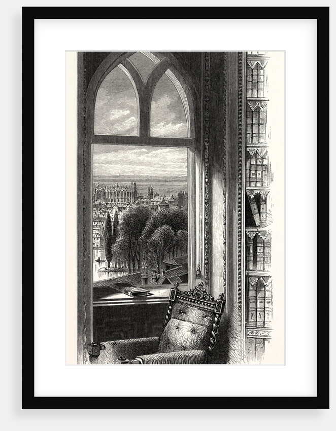 Windsor Castle: View from the Library Window by Anonymous
