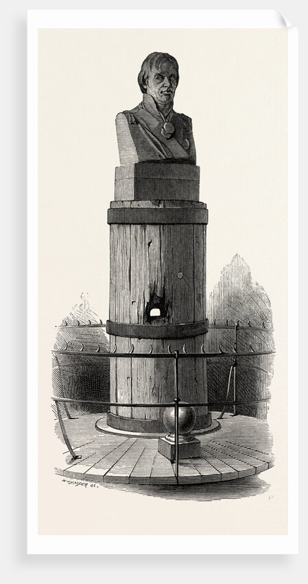 Nelson's Bust. Horatio Nelson, 1st Viscount Nelson, British Admiral by Anonymous