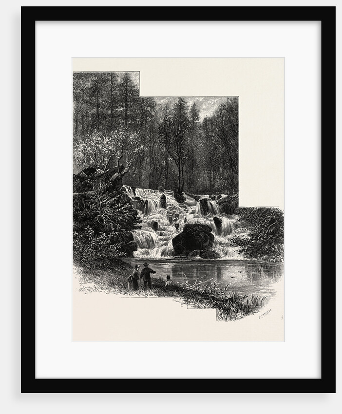 The Cascade, Virginia Water, Village Being in the Borough of Runnymede in Surrey by Anonymous