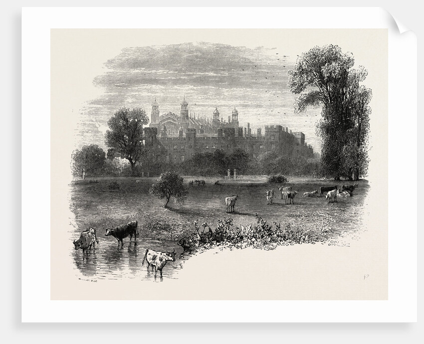 Eton College, from the River by Anonymous