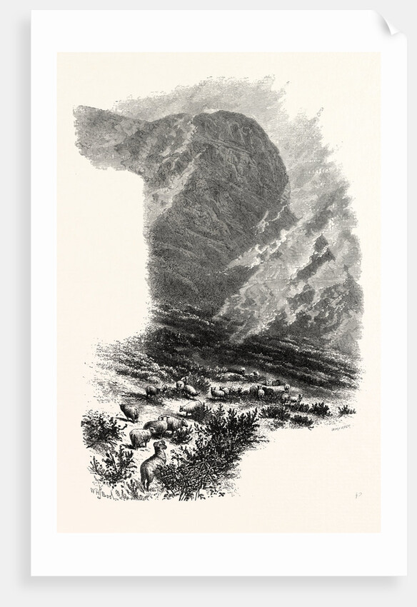 Cliffs on the Conway Mountain, North Wales by Anonymous