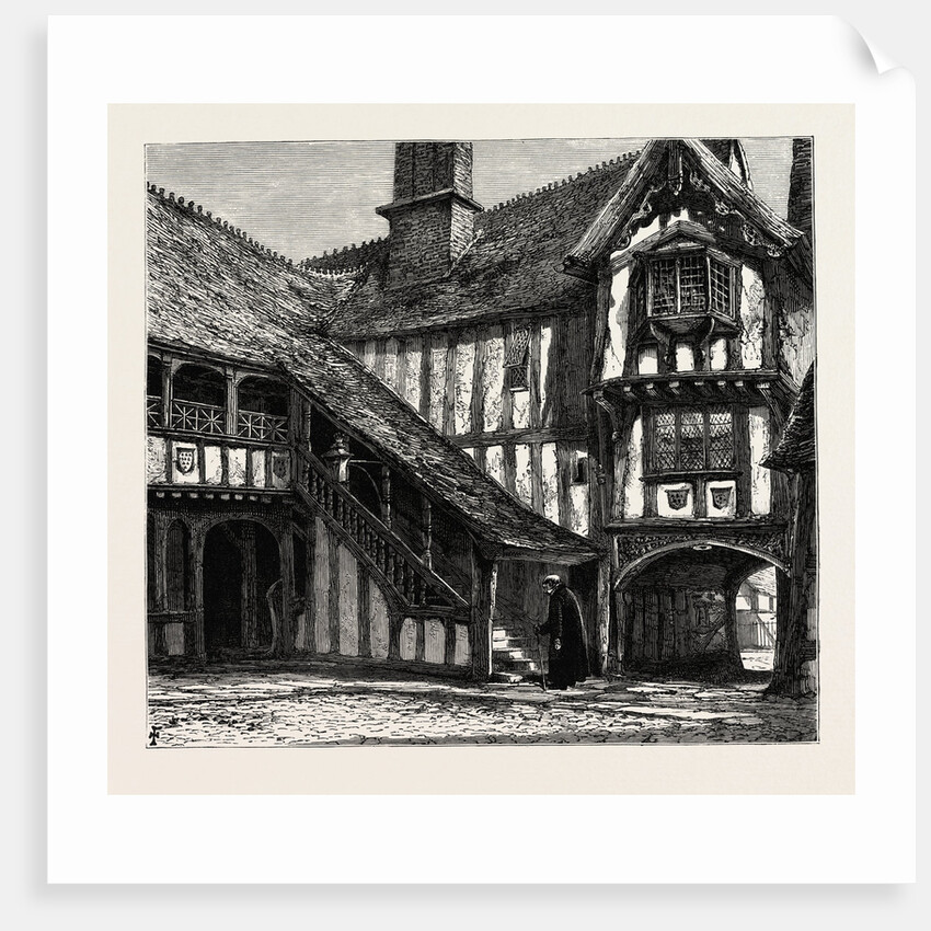 Courtyard of Leicester's Hospital by Anonymous