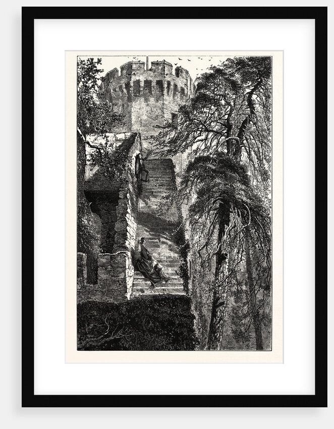 Guy's Tower and the Walls of Warwick Castle by Anonymous