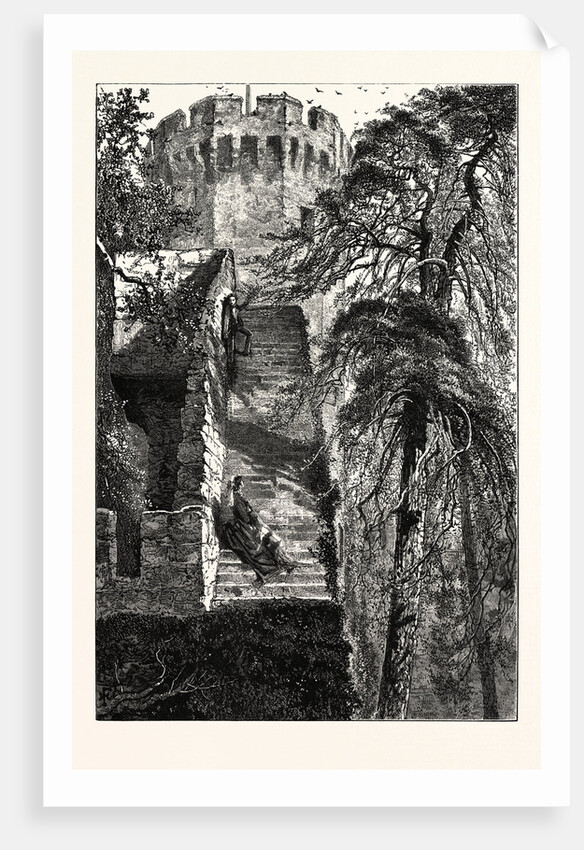 Guy's Tower and the Walls of Warwick Castle by Anonymous