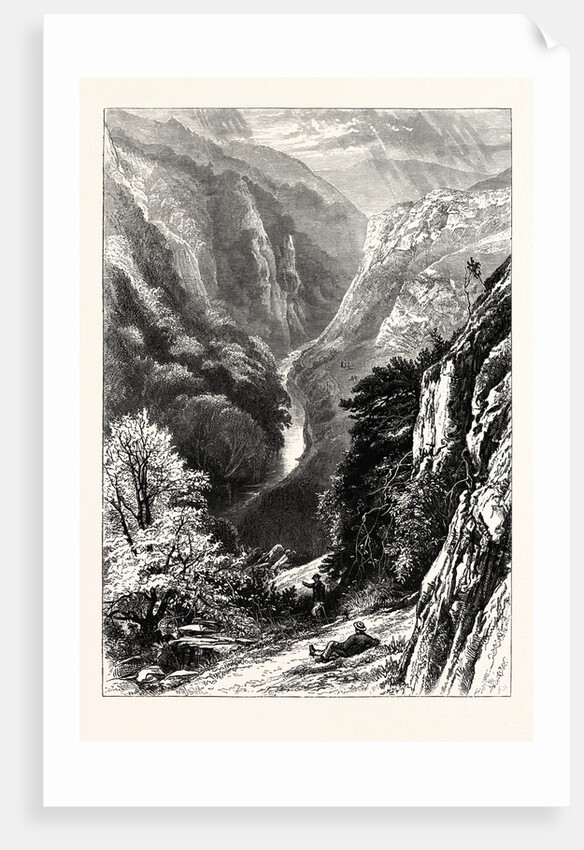 In Dove Dale, Peak District, England by Anonymous