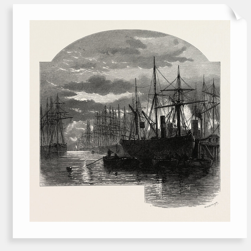 Scenery of the Thames: In the Pool, Colliers Unloading by Anonymous