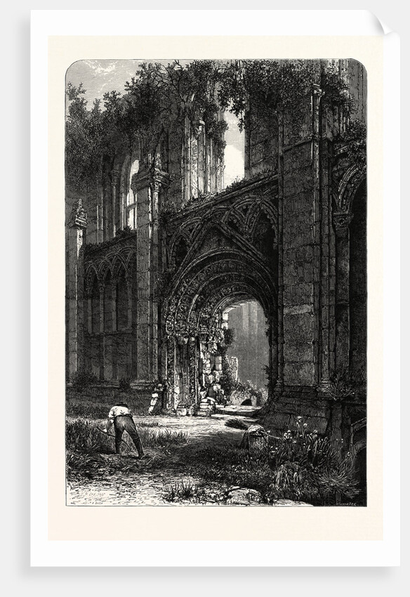 Glastonbury Abbey by Anonymous
