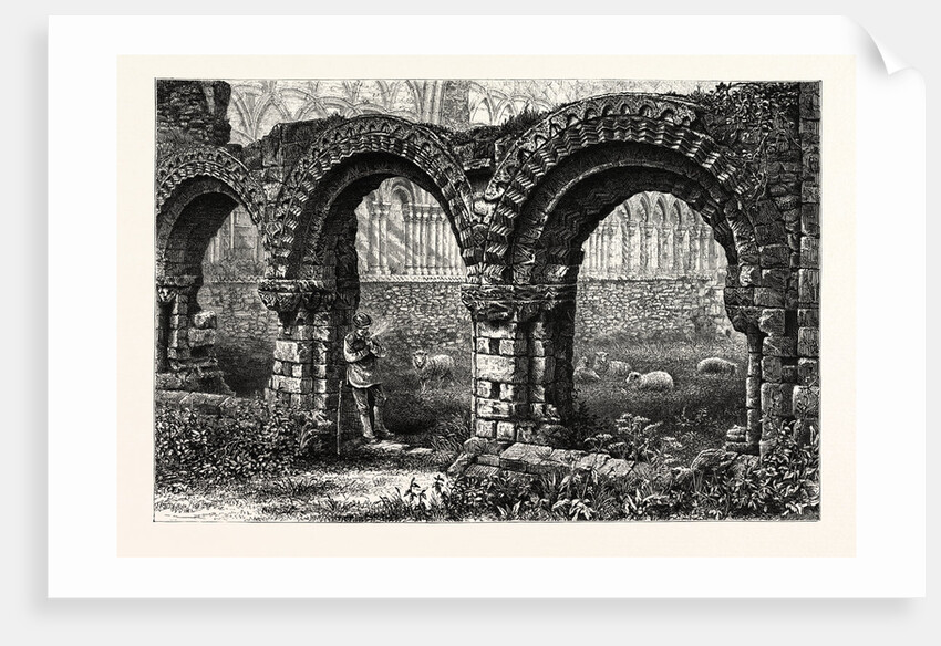 Chapter House, Much Wenlock Abbey by Anonymous