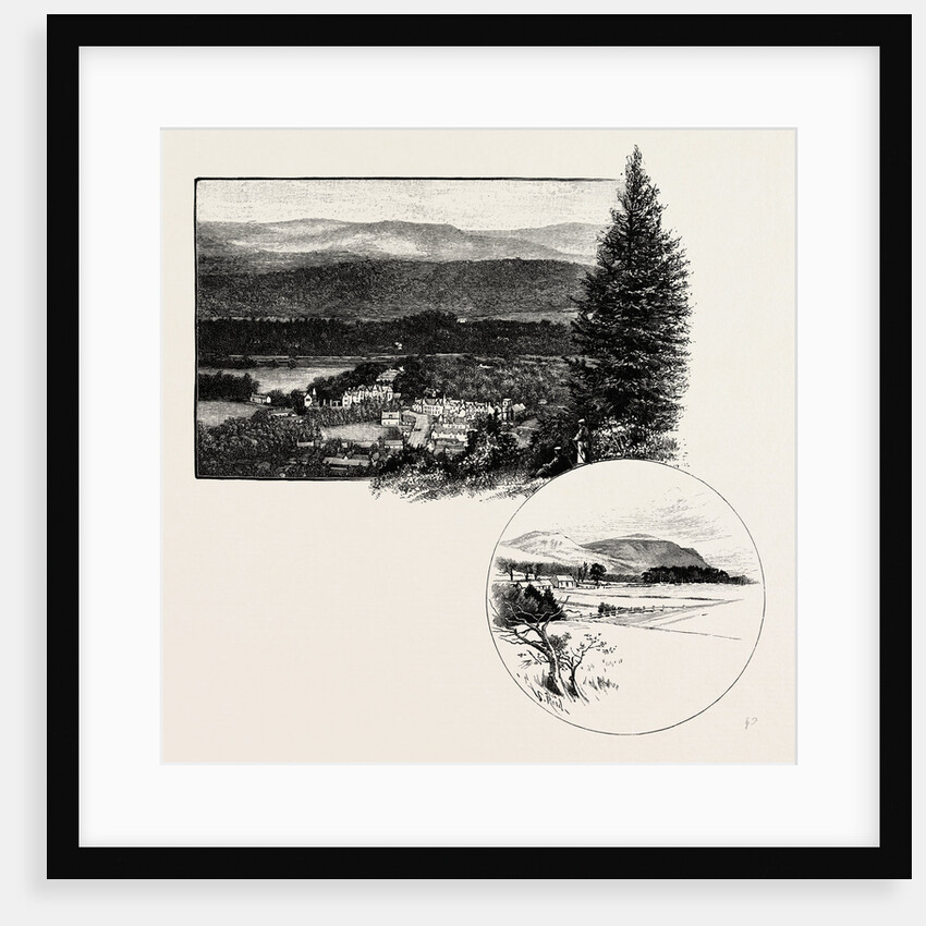 Birnam, from Birnam Hill, and Dunsinane Hill (Right at the Bottom) by Anonymous