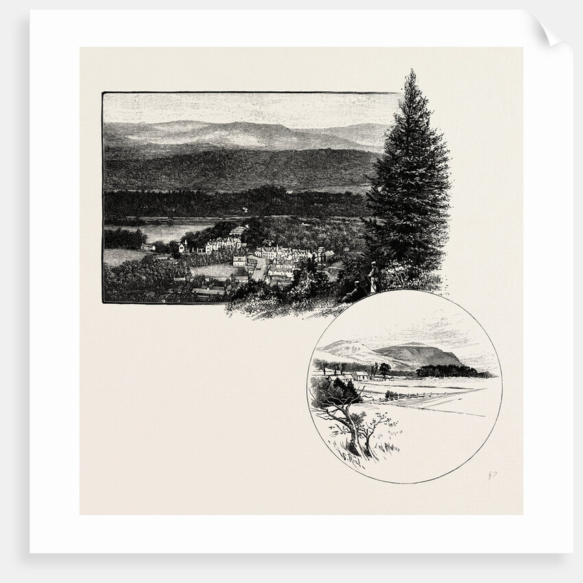 Birnam, from Birnam Hill, and Dunsinane Hill (Right at the Bottom) by Anonymous