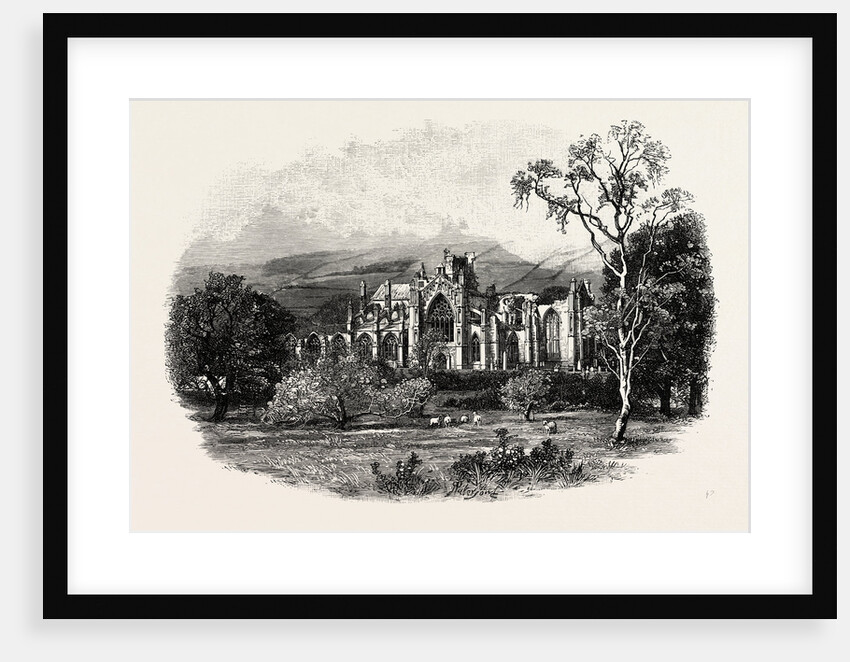 Melrose Abbey, from the South-East by Anonymous