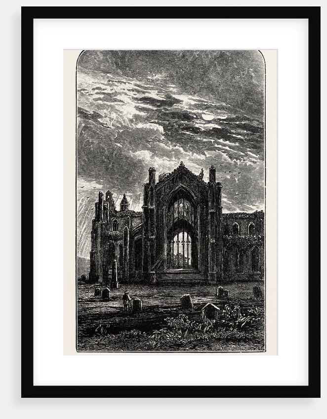 Melrose Abbey: The East Window by Anonymous