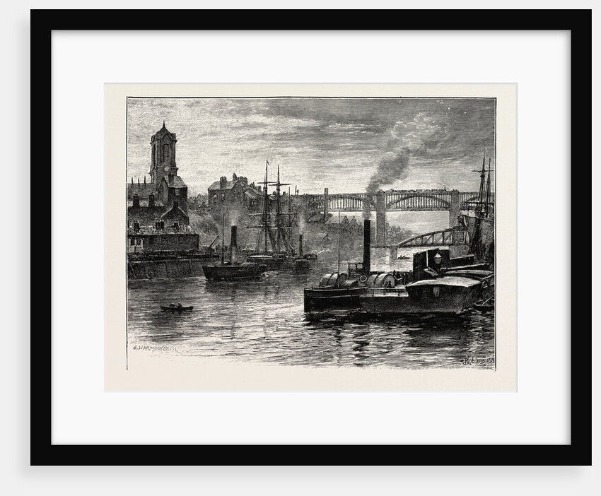 The High-Level Bridge and Gateshead by Anonymous