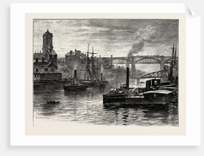 The High-Level Bridge and Gateshead by Anonymous