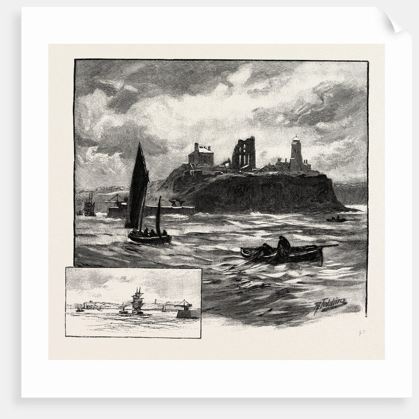 Tynemouth, from the Sea by Anonymous
