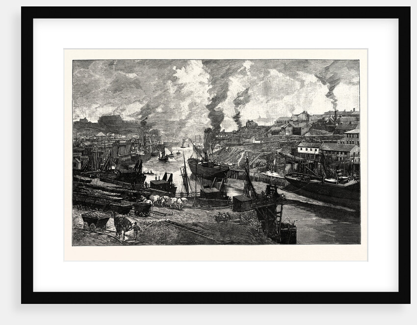 Looking Up the River, Sunderland by Anonymous