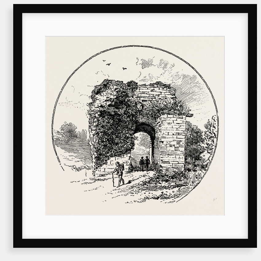 John of Gaunt's Gateway, Tutbury Castle by Anonymous