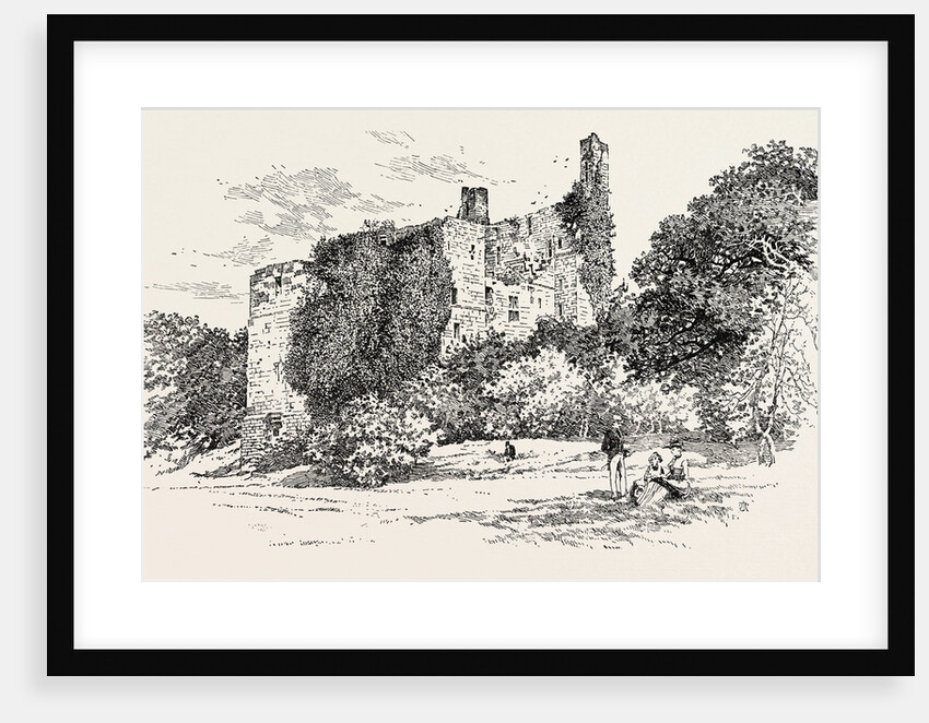 Ruins of Harewood Castle by Anonymous