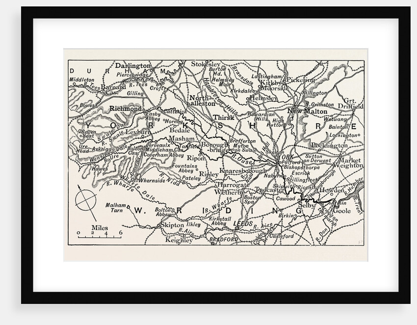 Map of the Course of the Ouse by Anonymous