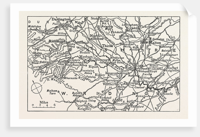 Map of the Course of the Ouse by Anonymous