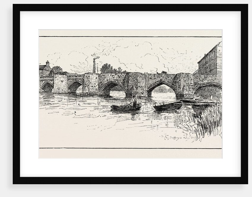 Huntingdon Bridge by Anonymous