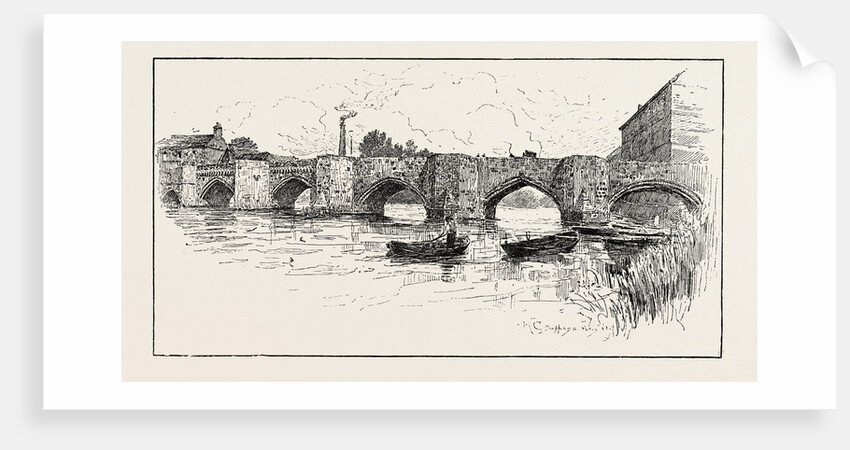 Huntingdon Bridge by Anonymous