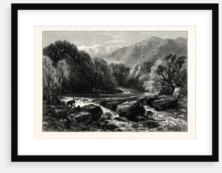 On the River Lledr by Anonymous