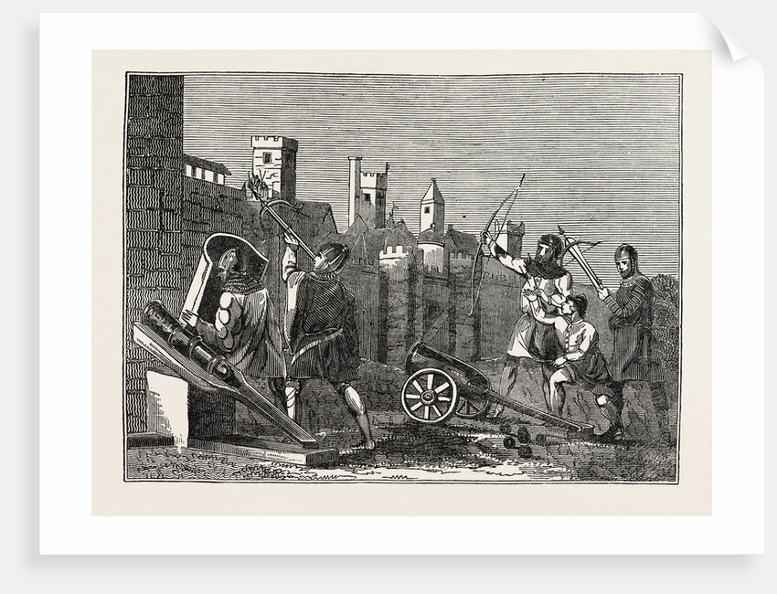 Soldiers and Cannon of the Fourteenth and Fifteenth Centuries by Anonymous