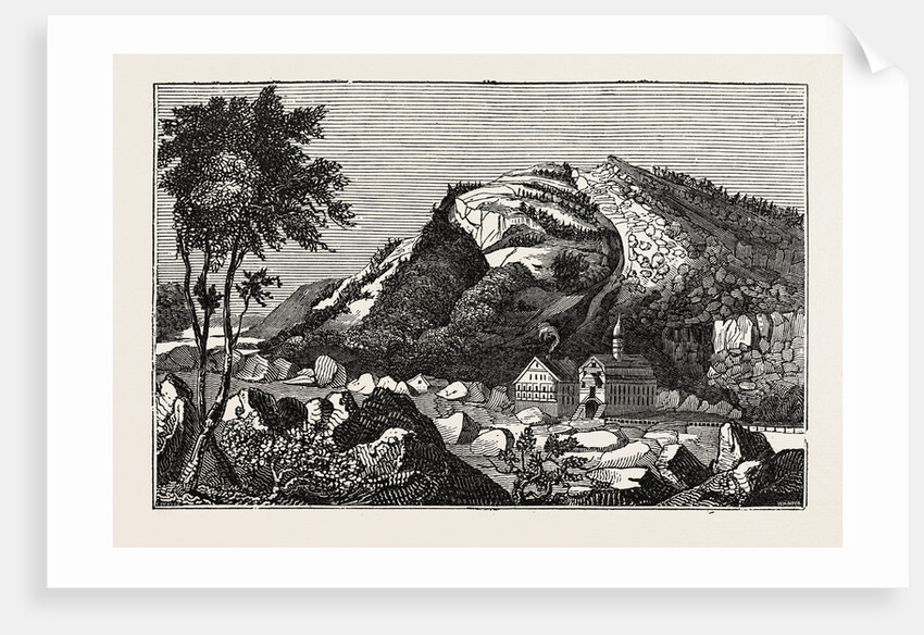 Church and Buildings Erected on the Site of the Village of Goldau, Arth, Canton of Schwyz, Switzerland by Anonymous