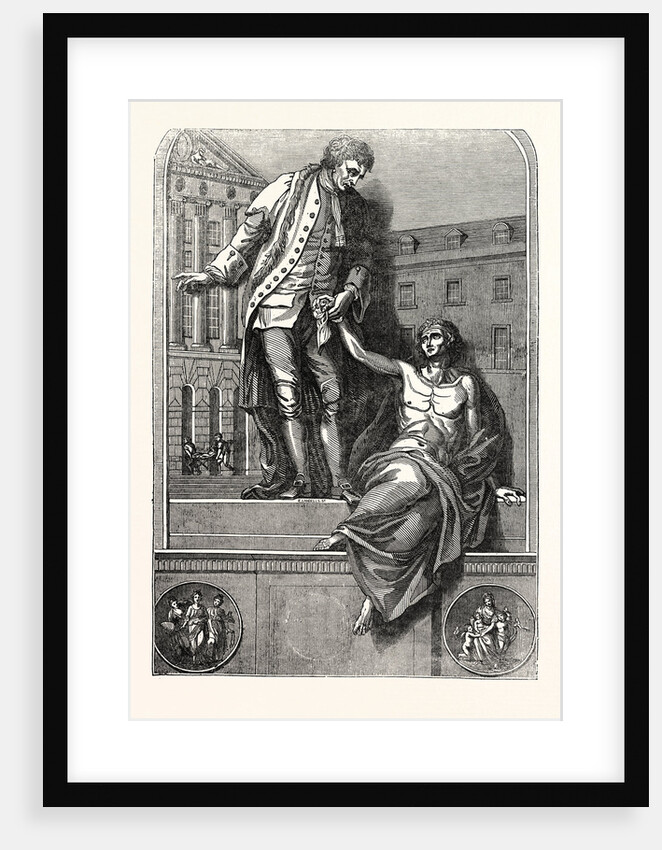 The Statue of Thomas Guy, a British Bookseller, Speculator and De Facto Founder of Guy's Hospital, London by Anonymous