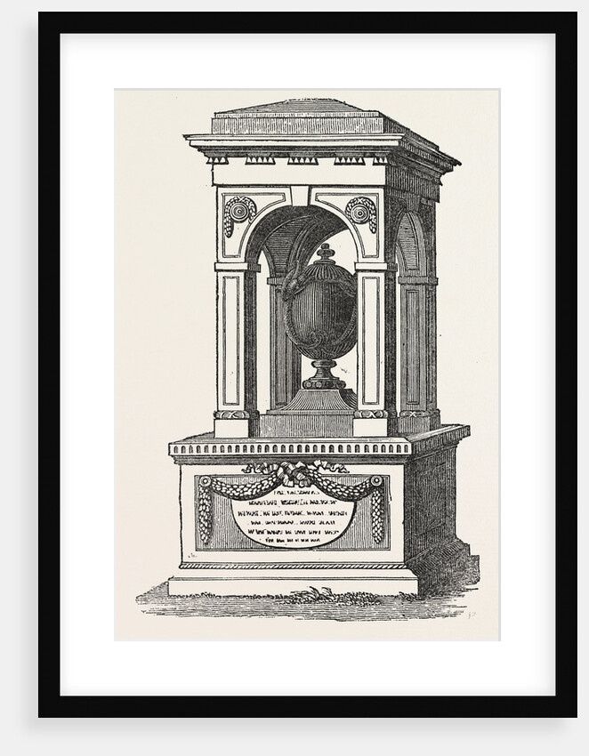 Monument to the Memory of Sir Hans Sloane in Chelsea Church Yard, London by Anonymous