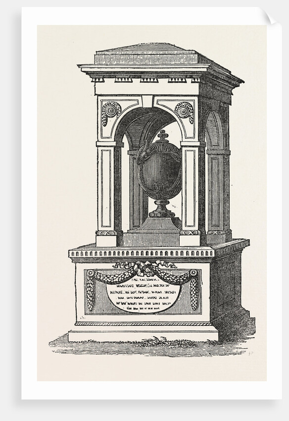 Monument to the Memory of Sir Hans Sloane in Chelsea Church Yard, London by Anonymous