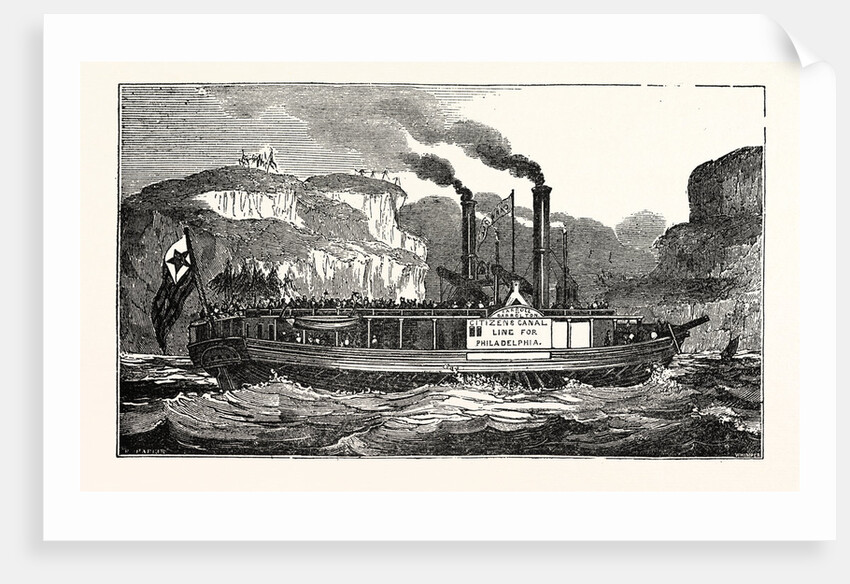 The American Steam Vessel, the Carroll of Carrolton by Anonymous
