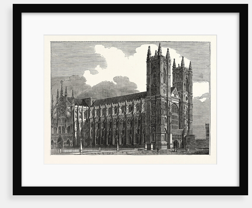 North West View of Westminster Abbey, London by Anonymous