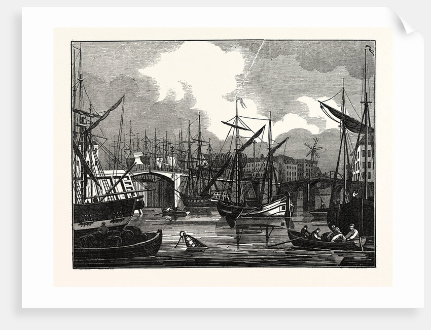 Hull, in Yorkshire. View of the North Bridge by Anonymous