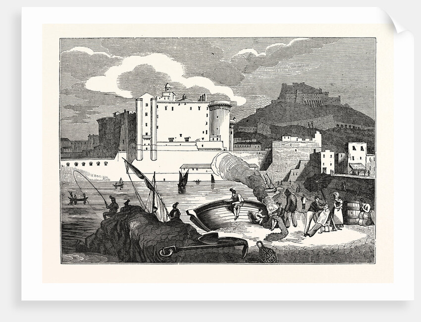 The Castle of St. Elmo, in Naples Italy by Anonymous