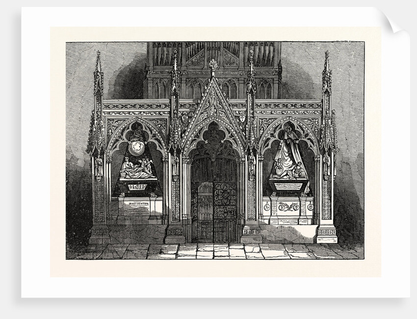 The New Screen in Westminster Abbey, London by Anonymous