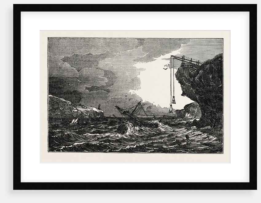 Communication with a Ship in Distress by Means of the Cliff Waggon by Anonymous