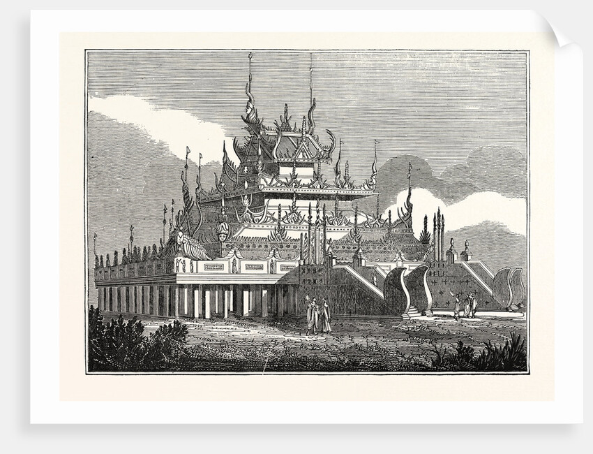 Burmese Kioum, or Royal Convent, Burma by Anonymous
