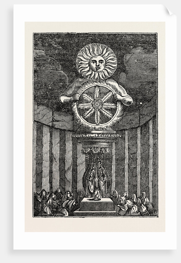 The Idol of the Sun, a Saxon Idol by Anonymous