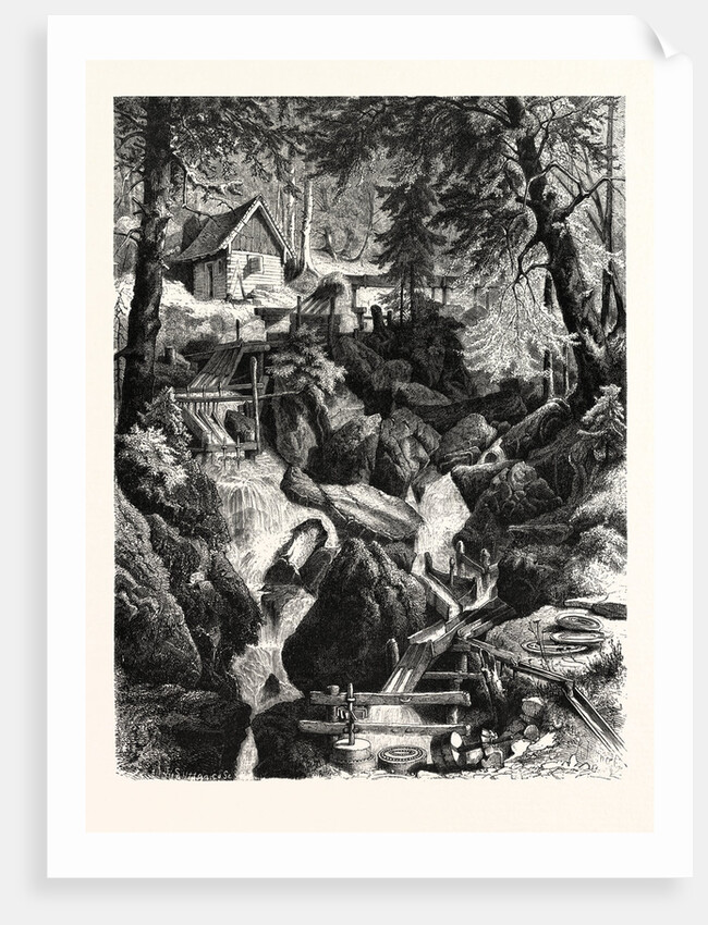 Romantic Industries of the Alps: Marble Mills on the Untersberg by Anonymous