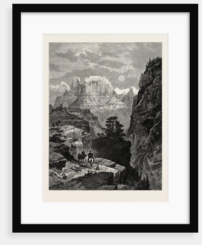 Temple of the Virgin, Mu-Koon-Tu-Weap Valley, Utah, USA. by Anonymous
