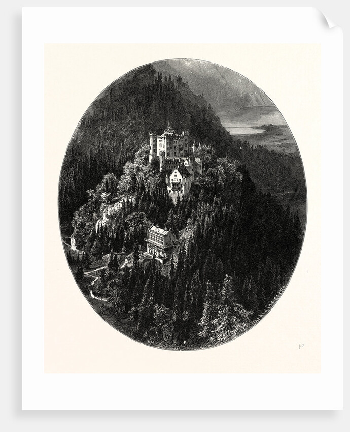 The Castle of Hohenschwangau, Germany by Anonymous