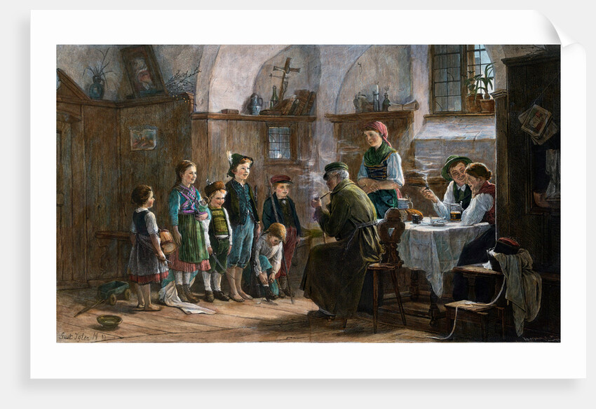 The Children and the Uncle. Studied in Vienna and Munich by Anonymous