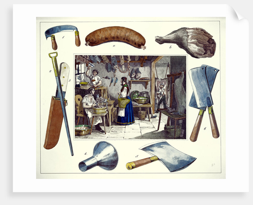 At the Butchers by Anonymous