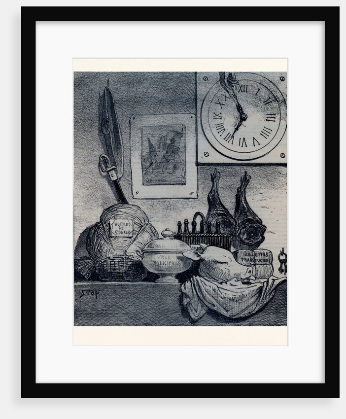 Food Shop in 19th Century France by Anonymous